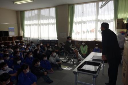 最後の全校集会、しっかりとした態度でのぞめました